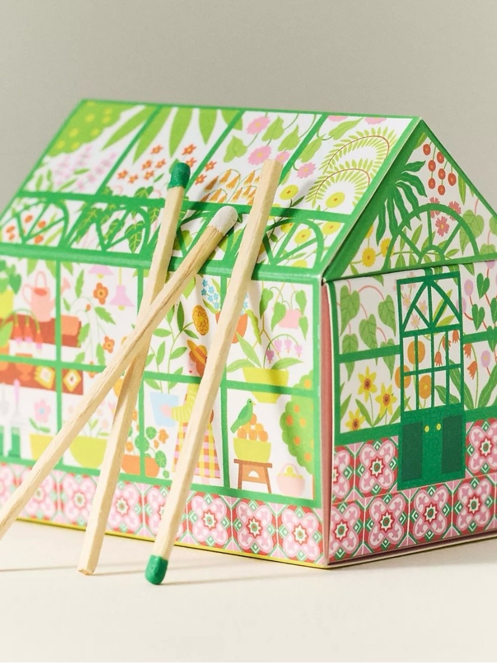 Anthropologie Greenhouse House Matches by Archivist Great Stocking Stuffer New - Picture 5 of 16